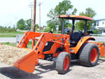 Equipment - Tractor with Wood Chip Mulch